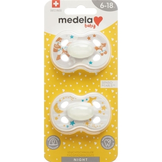 Детская пустышка MEDELA Night&amp;Night для детей 6–18 лет с животными