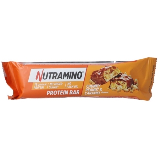 NUTRAMINO Протеиновый батончик с арахисом и карамелью 55 г