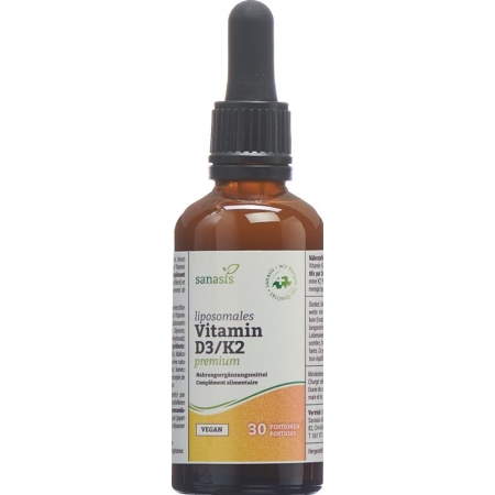 SANASIS Vitamin D3/K2 liposomal pre vegan