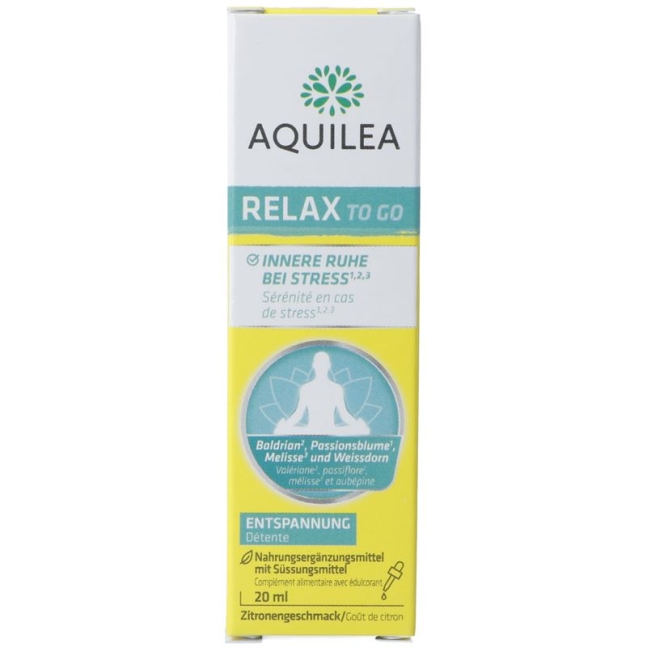 Aquilea Relax To Go капли Pip Fl 20 мл