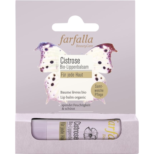 FARFALLA Bio-Lippenbalsam Cistrose