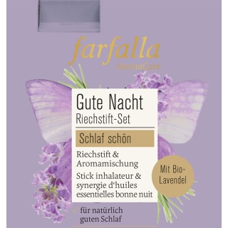 FARFALLA Riechstift Set Gute Nacht schlaf schön