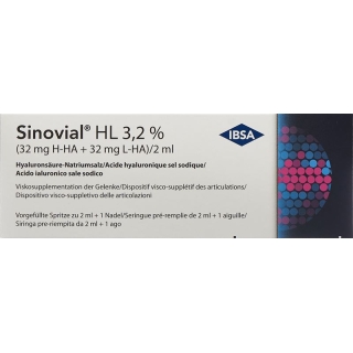 Sinovial HL Inj Lös 3,2% Фертспр 2 мл