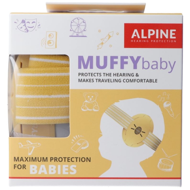 Детские наушники ALPINE MUFFY желтые