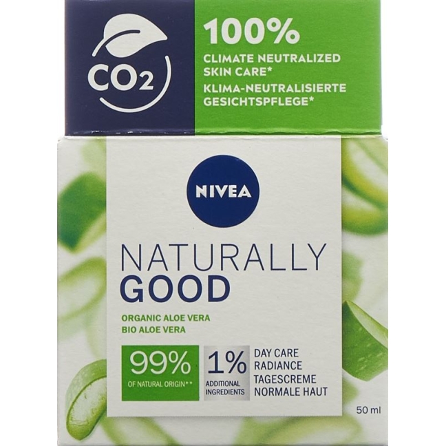 NIVEA Naturally Good Tagescreme Bio Aloe Ve