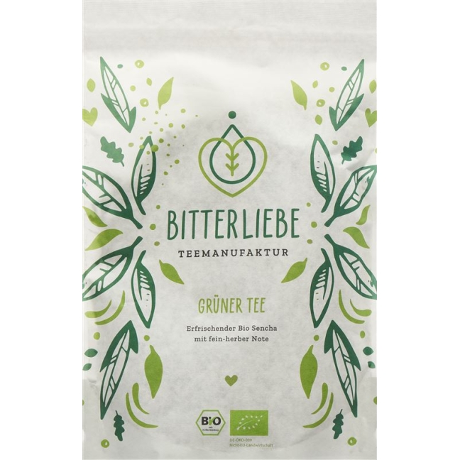 BITTERLIEBE Grüner Sencha Tee Bio