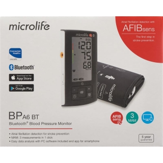 MICROLIFE Blutdruckmesser Afib A6 BT black