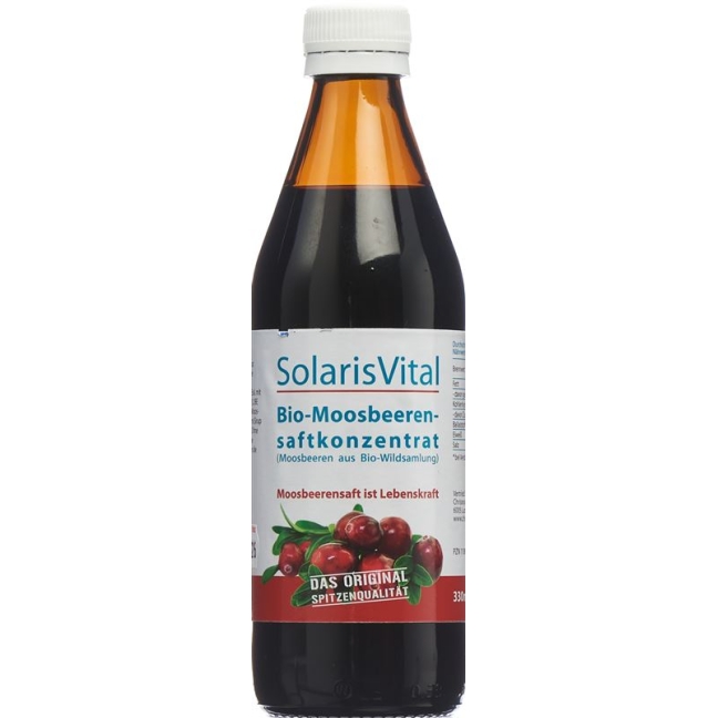 SOLARISVITAL Moosbeerensaft Bio