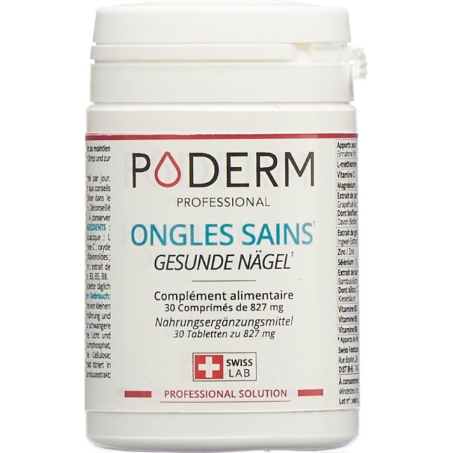 PODERM Compléments Alimentaires Table Ds 30 шт.