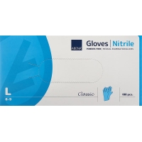 ABENA Cla Nitrilhan L 240mm puderf unst bl