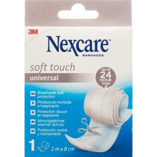 3M NEXCARE Soft Touch univer Band 1mx8cm