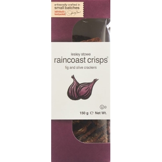 LESLEY STOWE raincoast crisps Feigen Oliven