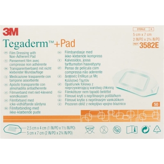 3M TEGADERM+PAD 5x7cm Wundki 2.5x4cm (n)