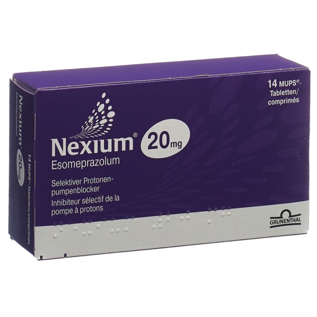 NEXIUM Mups Tabl 20 mg