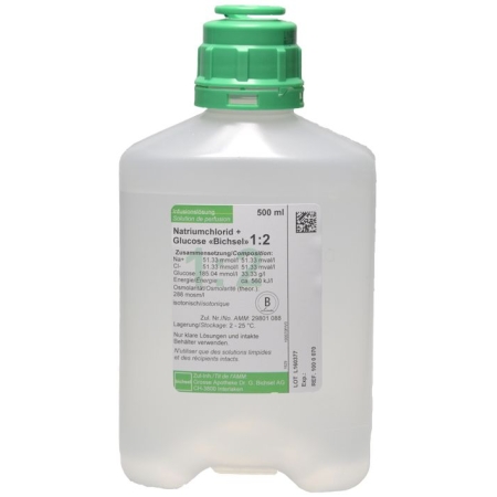 Nacl Gluc 1:2 Bichsel 500 ml