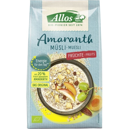 ALLOS Amaranth Müsli Früchte