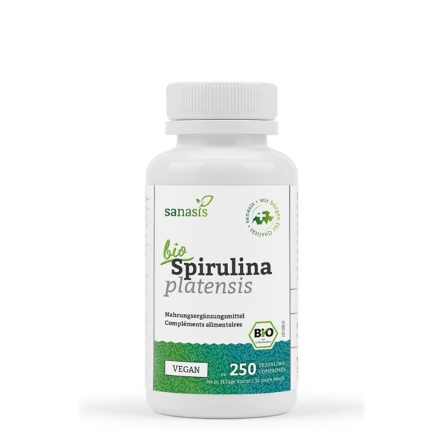 SANASIS Spirulina BIO Tabl 400 mg