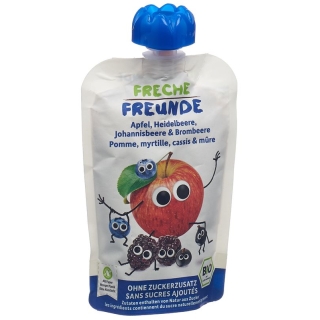 FRECHE FREUNDE Quetschmus Apf Blaub Johannis