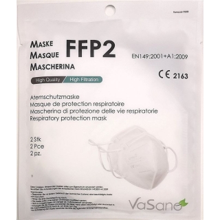 VASANO Maske FFP2 weiss versiegelt D/F/I