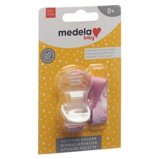 Держатель для детской пустышки Medela, розовый