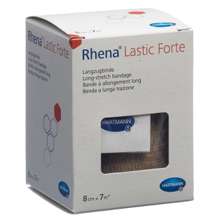 RHENA Lastic Forte 8cmx7m hautfarbig