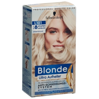 SCHWARZKOPF BLONDE L101 Platin Aufheller Silberbl