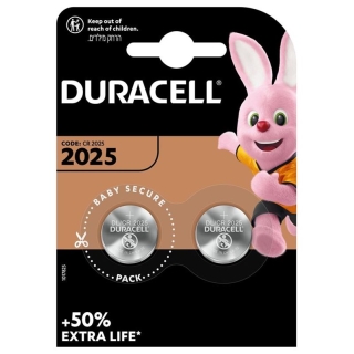 DURACELL Batt CR2025 3V Lithium B2 XL