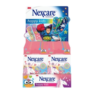 3M NEXCARE Disp Nursery Happy Kids Magic 12 шт.