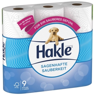 HAKLE Toilettenpapier Sagenha Saub wei FSC HAKLE Toilettenpapier Sagenha Saub wei FSC