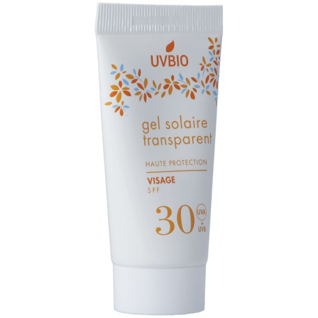 UVBIO солнцезащитный гель SPF30 Tb 30 мл