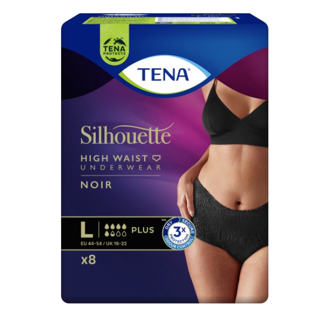 TENA Silhouette Plus L schwarz