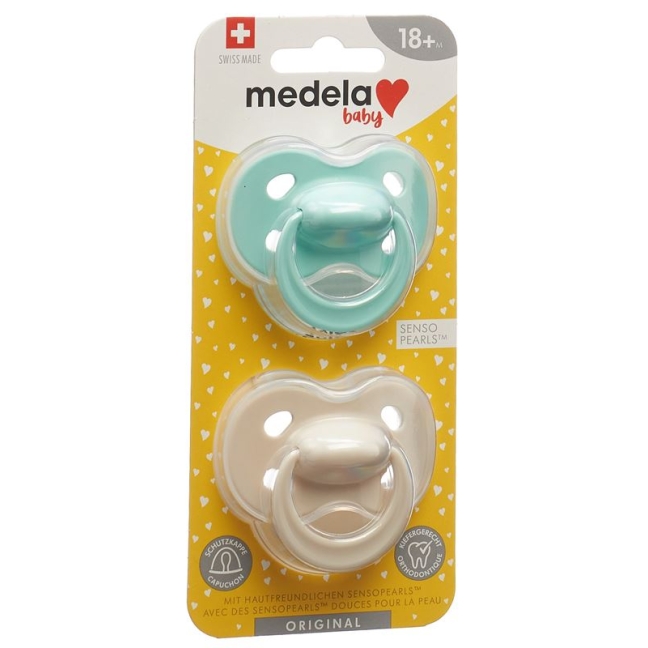 Medela Baby Nuggi Original 18+ Пастельные 2 шт.