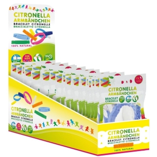 MOSQUITNO Citronella Armbänd Disp Conn Kids 25Stk