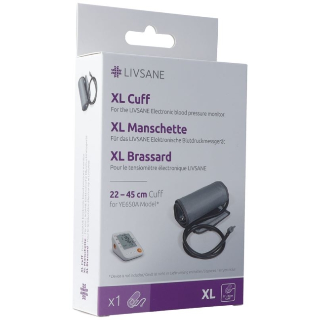 Манжета Livsane XL 22-45см для тонометра YE650A