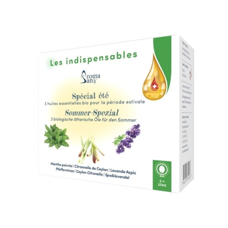 AROMASAN Les Indispensables Sommer-Spez Bio 3x10ml