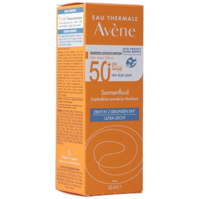 Солнцезащитный флюид AVENE SUN SPF50+