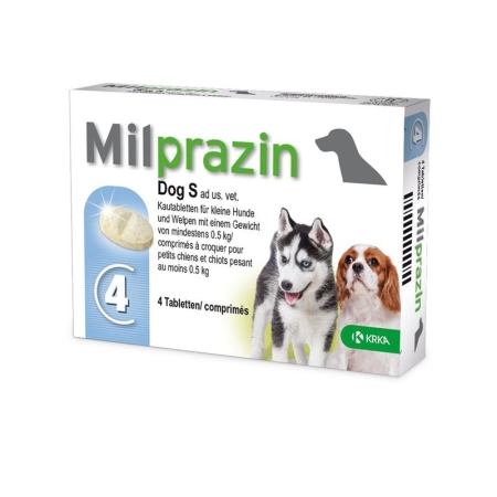 MILPRAZIN Dog Kautabl S ad us. vet.