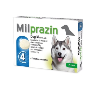 MILPRAZIN Dog Kautabl M ad us. vet.