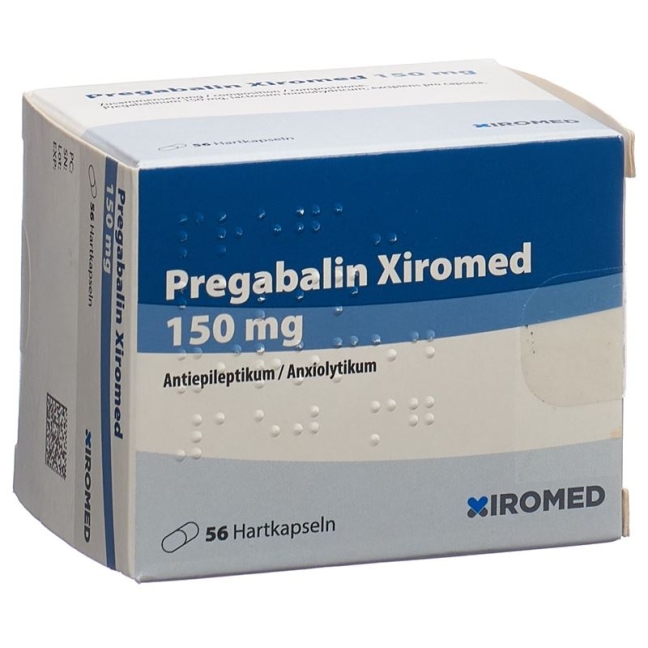 PREGABALIN Xiromed Kaps 150 mg PREGABALIN Xiromed Kaps 150 mg