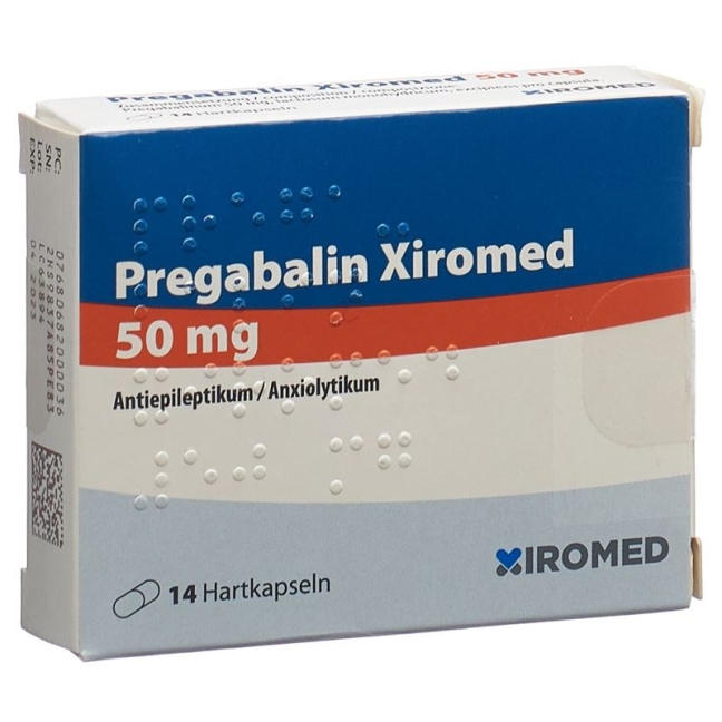 PREGABALIN Xiromed Kaps 50 mg PREGABALIN Xiromed Kaps 50 mg