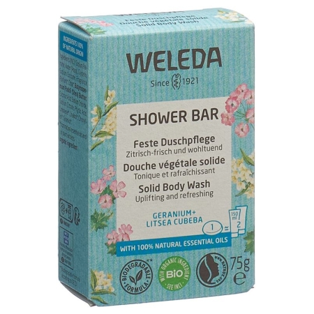 WELEDA Твердый уход для душа Gera+Litsea Cub