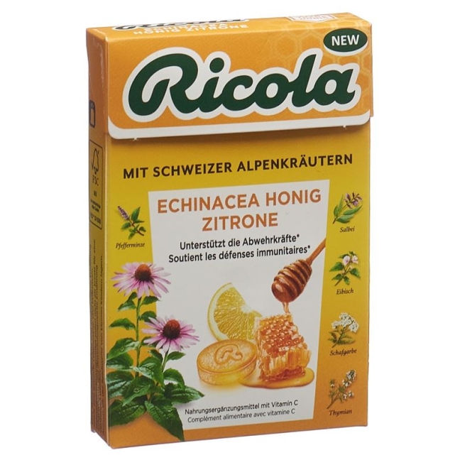 RICOLA Echinacea Honig Zitrone m Zucker