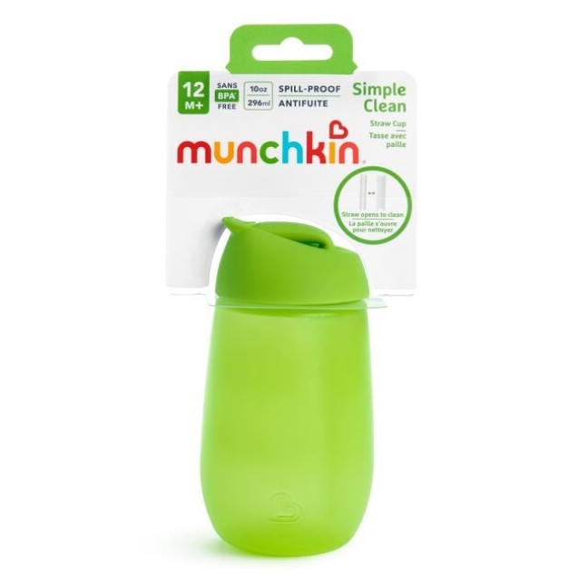 MUNCHKIN Simple Clean Trinkhalm Flasche 296ml