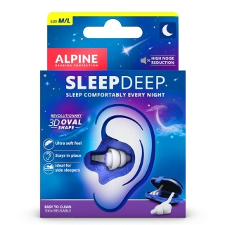 Беруши ALPINE SleepDeep с евроотверстием 1 пара