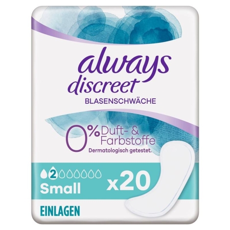 ALWAYS Discreet Inkontinenz Small 0%