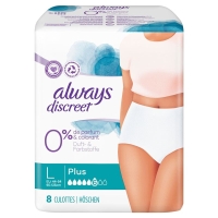 ALWAYS Discreet Inkontinenz Pants L Plus 0% ALWAYS Discreet Inkontinenz Pants L Plus 0%