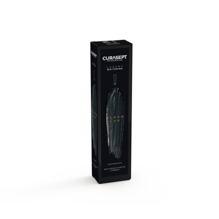 CURASEPT BLACK LUXURY WHITENING TOOTHP 75ML+BRUSH