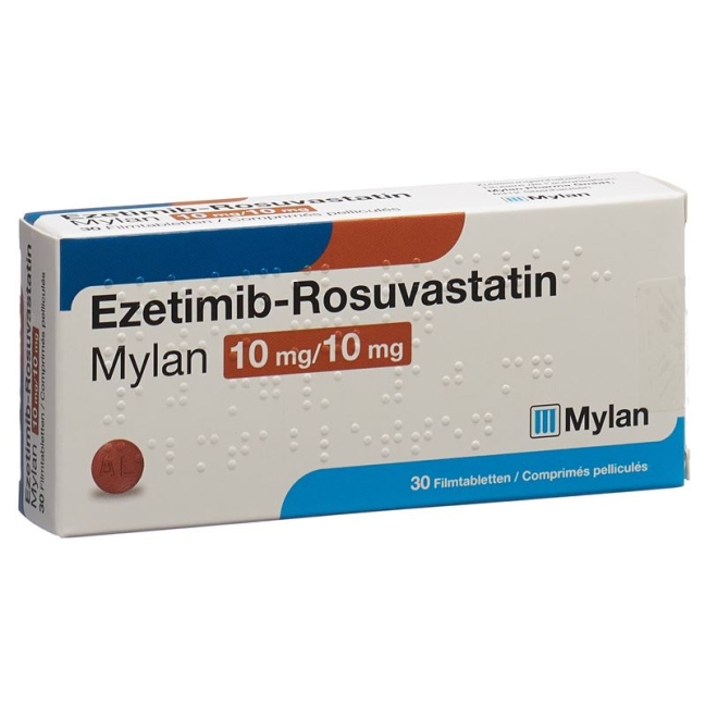 EZETIMIB ROSUVAST Mylan Filmtabl 10mg/10mg