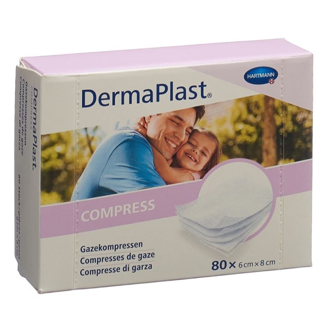 Компресс DermaPlast 6x8см 80 шт.