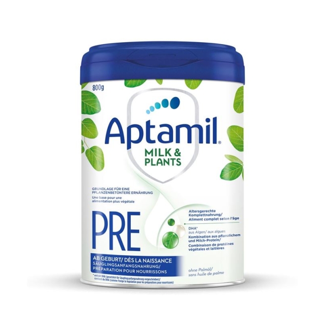 Aptamil Milk &amp; Plants Pre CH Ds 800 г